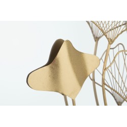 Espejo de pared floral 75x3,5x72 cm – Inspiración floral y encanto delicado