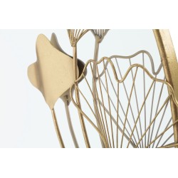 Espejo de pared floral 75x3,5x72 cm – Inspiración floral y encanto delicado