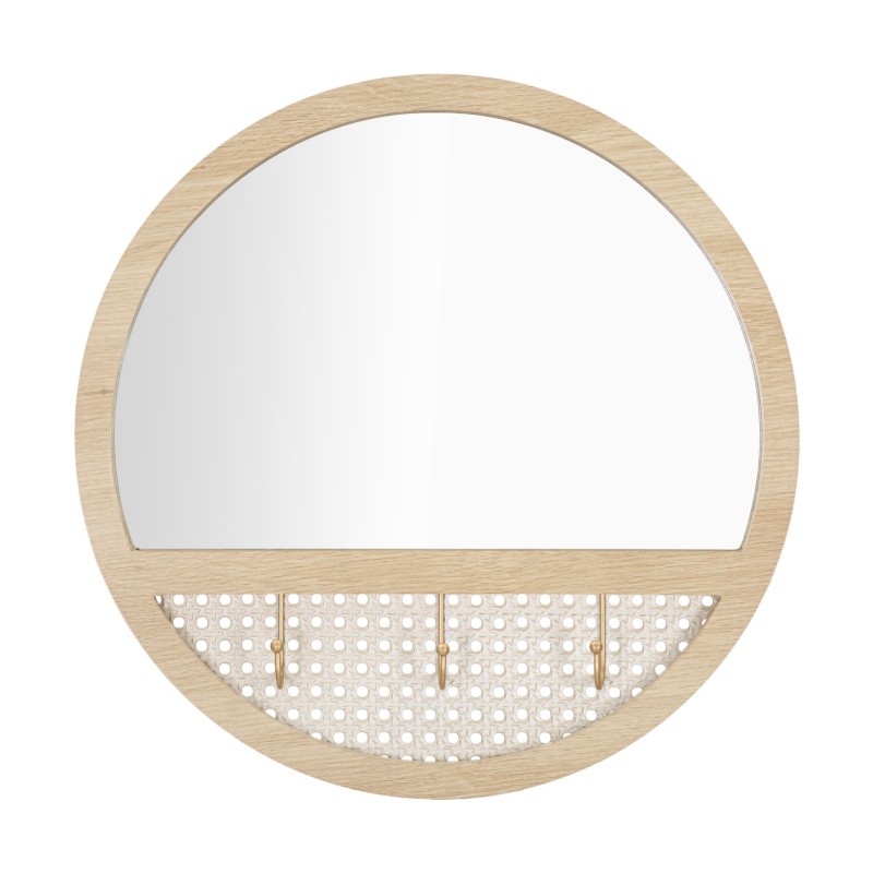 Espejo de pared Fuji Ø50x5 cm – Minimalismo japonés y refinamiento moderno