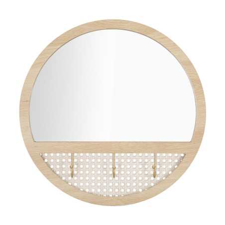 Espejo de pared Fuji Ø50x5 cm – Minimalismo japonés y refinamiento moderno