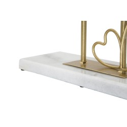 Espejo de mesa en forma de corazón de 30x9x39,5 cm – Elegancia compacta y encanto femenino