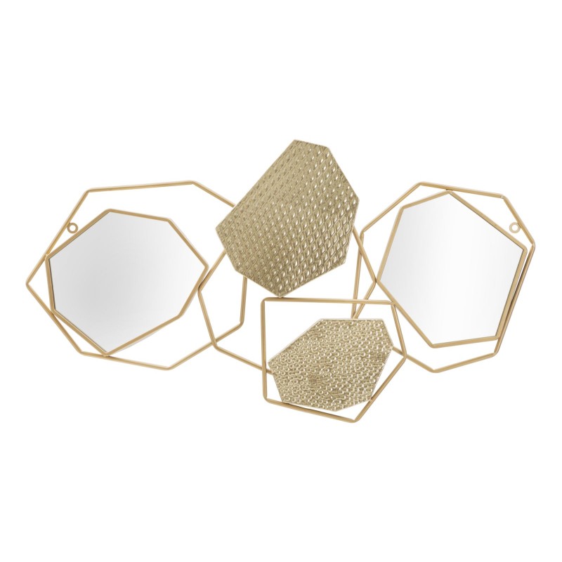 Espejo de pared de piedra 91x4x52 cm – Textura mineral y sofisticación natural