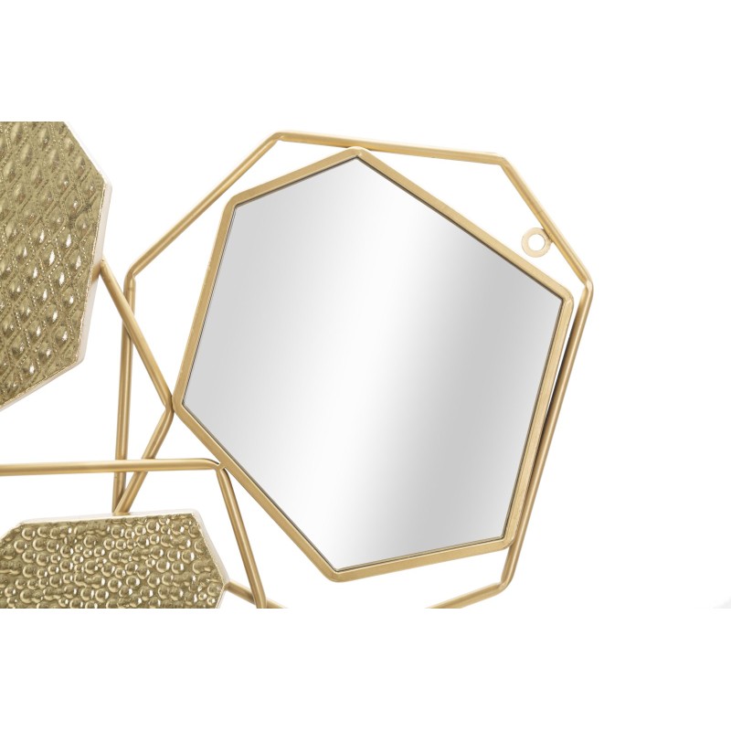 Espejo de pared de piedra 91x4x52 cm – Textura mineral y sofisticación natural