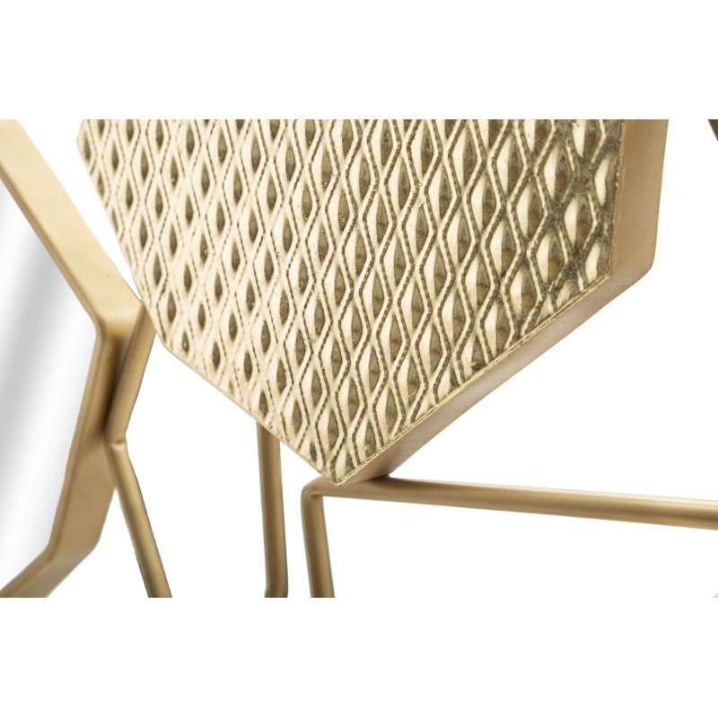 Espejo de pared de piedra 91x4x52 cm – Textura mineral y sofisticación natural