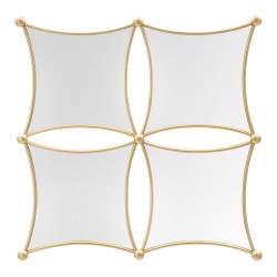 Espejo de pared Jalo 68x3,5x68 cm – Modernidad geométrica y brillo refinado