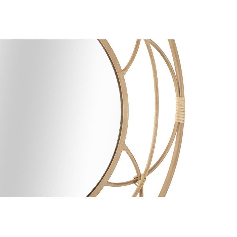 Espejo de pared con cenefa Ø60x3 cm – Diseño sencillo y encanto mediterráneo