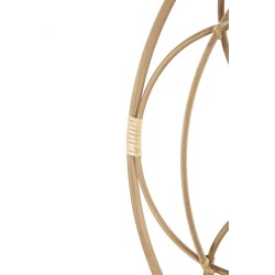 Espejo de pared con cenefa Ø60x3 cm – Diseño sencillo y encanto mediterráneo