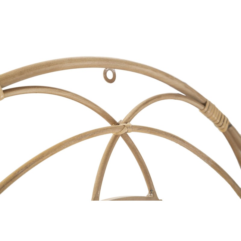 Espejo de pared con cenefa Ø60x3 cm – Diseño sencillo y encanto mediterráneo