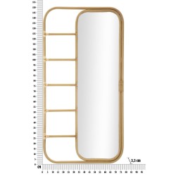 Espejo de pie Panamá 77,5 x 3,3 x 151 cm – Gran elegancia y majestuoso atractivo