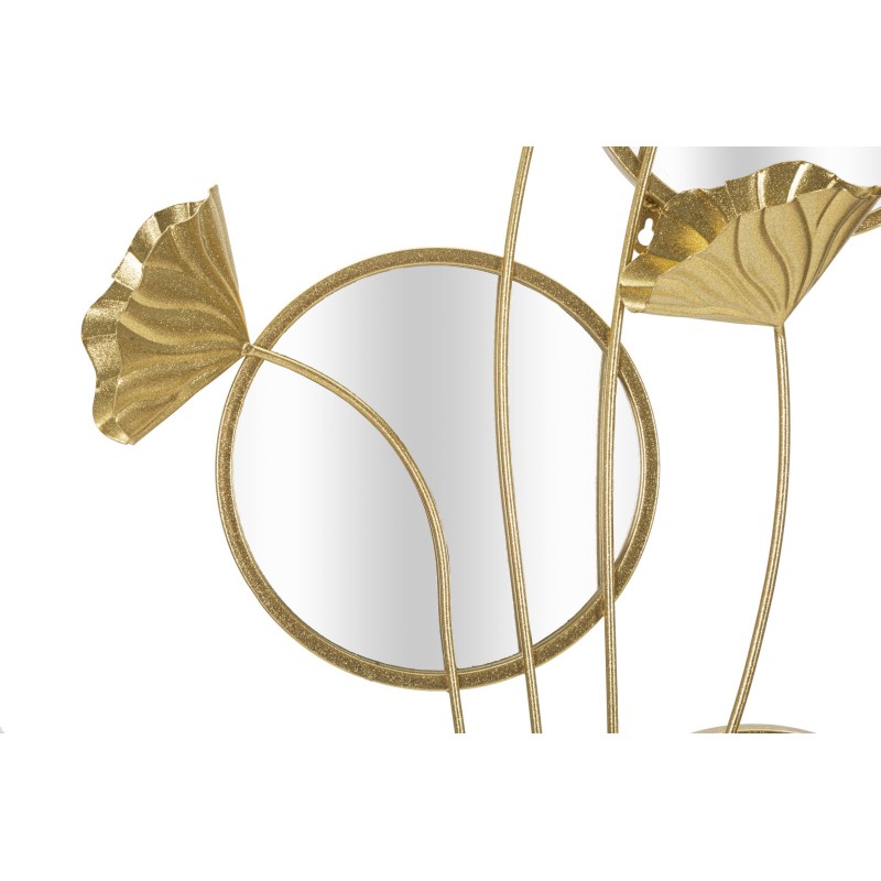 Espejo de pared Triple Flow 65x8x88 cm – Curvas dinámicas y estilo artístico