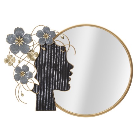 Espejo de pared con forma de mujer, 81,9 x 7 x 61 cm – Silueta sensual y diseño escultural