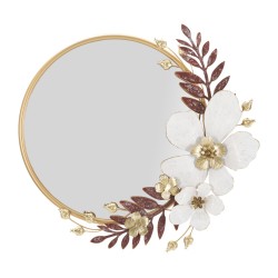 Espejo de pared Flot 74,9 x 7,6 x 72,4 cm – Formas fluidas y elegancia moderna