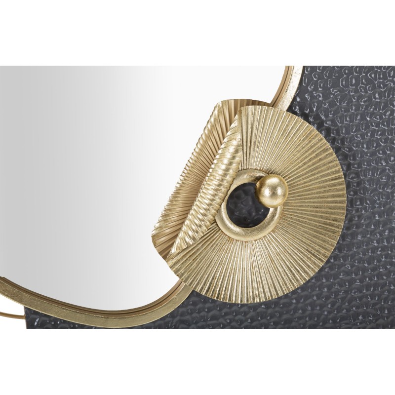 Espejo de pared artístico 80x7x72,4 cm – Creación artística y sofisticación para la pared