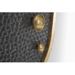 Espejo de pared artístico 80x7x72,4 cm – Creación artística y sofisticación para la pared