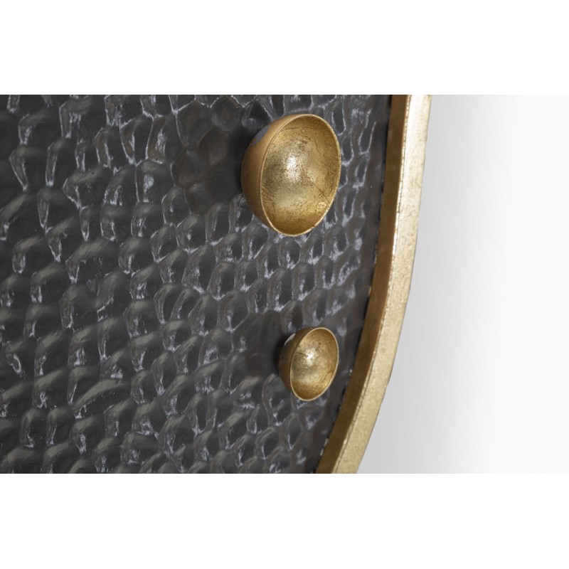 Espejo de pared artístico 80x7x72,4 cm – Creación artística y sofisticación para la pared