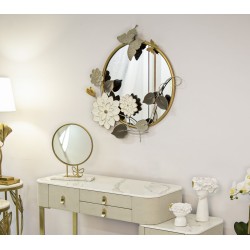 Espejo de pared Tonis 74,9x7x66 cm – Diseño armonioso y modernidad discreta