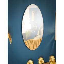 Espejo de pared lineal de 50x1,5x80 cm – Diseño lineal y elegancia minimalista