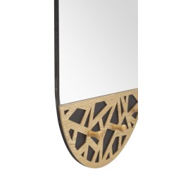 Espejo de pared C/App-Abiti Carv 60x5,3x90 cm – Un espejo práctico y refinado con encanto escultórico