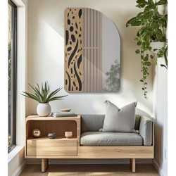 Espejo de pared Terry 60x1x90 cm – Sencillez moderna y reflejos refinados