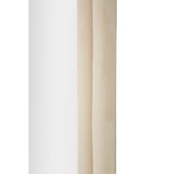 Espejo de pared Cloe en terciopelo color crema, 60x4x160 cm – Elegancia sencilla y encanto relajante