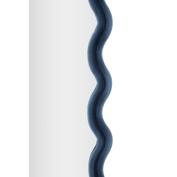 Espejo de pared Emily, terciopelo azul, 60x6x160 cm – Diseño sofisticado y tono relajante