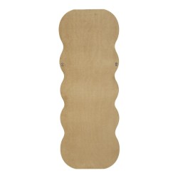 Espejo de pared Emily en terciopelo dorado, 60x6x160 cm (espejo 42x144 cm) – Oro prestigioso y brillo refinado