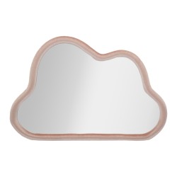 Espejo de pared Rose Cloud Velvet 90x4x60 cm – Romance pastel con un toque de modernidad