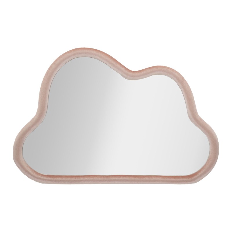 Espejo de pared Rose Cloud Velvet 90x4x60 cm – Romance pastel con un toque de modernidad