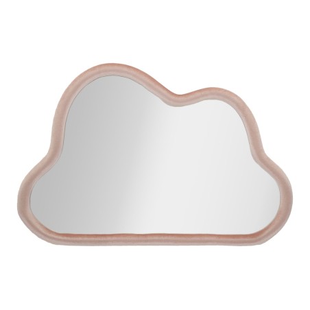 Espejo de pared Rose Cloud Velvet 90x4x60 cm – Romance pastel con un toque de modernidad
