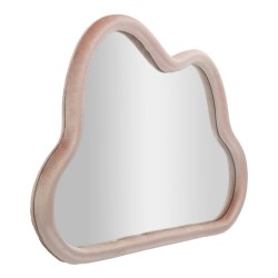 Espejo de pared Rose Cloud Velvet 90x4x60 cm – Romance pastel con un toque de modernidad