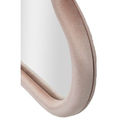 Espejo de pared Rose Cloud Velvet 90x4x60 cm – Romance pastel con un toque de modernidad