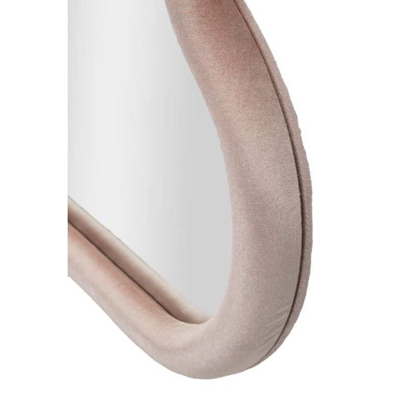 Espejo de pared Rose Cloud Velvet 90x4x60 cm – Romance pastel con un toque de modernidad