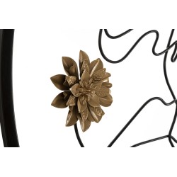 Espejo de pared Melly Ø80x3,8 cm – Minimalismo chic y reflejos luminosos