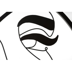 Espejo de pared Melly Ø80x3,8 cm – Minimalismo chic y reflejos luminosos