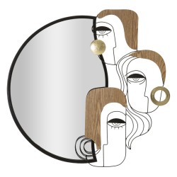 Espejo de pared Assy 83x5x80 cm – Volumen elegante y presencia artística