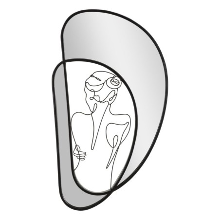 Espejo de pared 40,6 x 3,2 x 70,5 cm – Discreción refinada y estilo contemporáneo