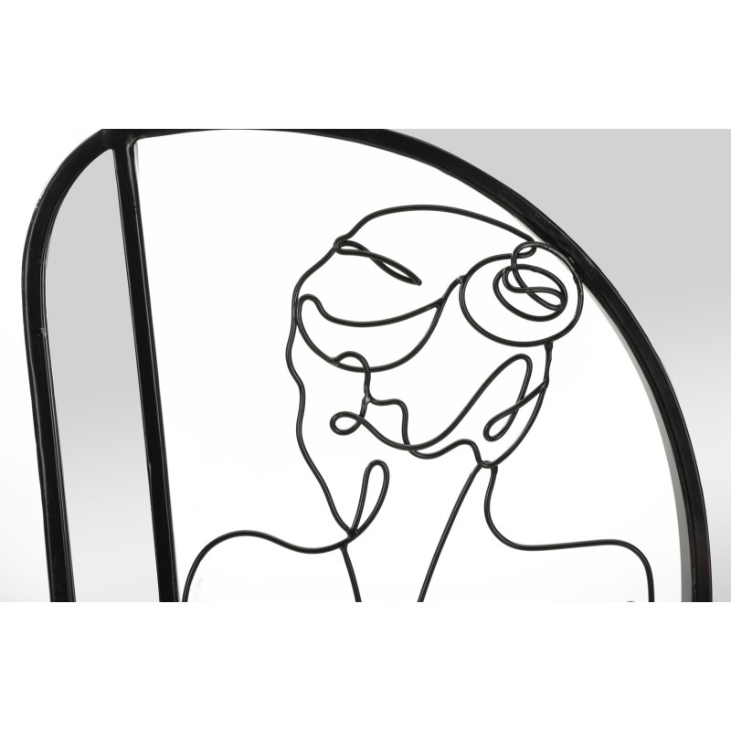 Espejo de pared 40,6 x 3,2 x 70,5 cm – Discreción refinada y estilo contemporáneo