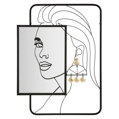 Espejo de pared Eleonor 64,8x3,8x85 cm – Elegancia barroca y majestuoso atractivo