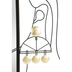 Espejo de pared Eleonor 64,8x3,8x85 cm – Elegancia barroca y majestuoso atractivo