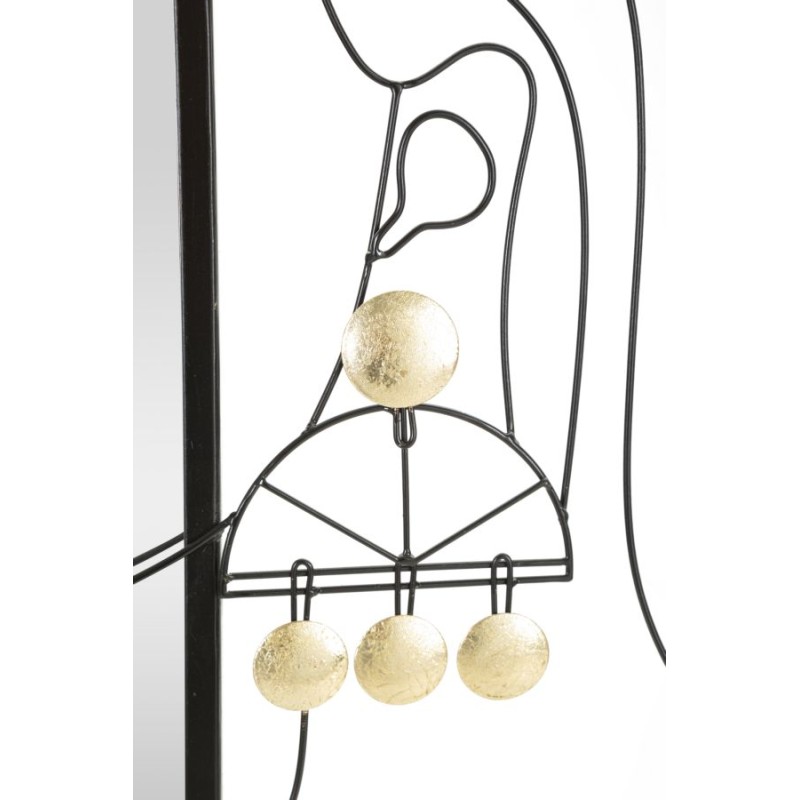 Espejo de pared Eleonor 64,8x3,8x85 cm – Elegancia barroca y majestuoso atractivo