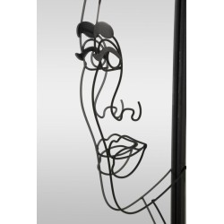 Espejo de pared Eleonor 64,8x3,8x85 cm – Elegancia barroca y majestuoso atractivo