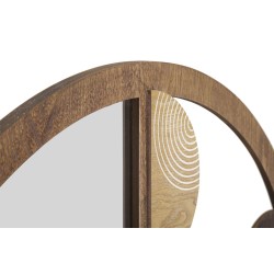 Bloque de espejo mural Ø80x3 cm – Diseño elegante y brillo sutil