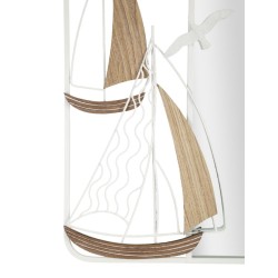 Espejo de pared Adriatic 60x4,4x60 cm – Inspiración marina y equilibrio visual