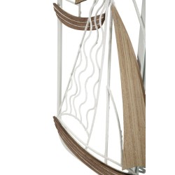 Espejo de pared Adriatic 60x4,4x60 cm – Inspiración marina y equilibrio visual