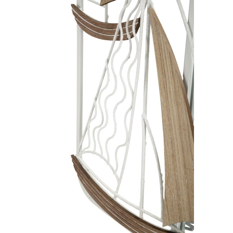 Espejo de pared Adriatic 60x4,4x60 cm – Inspiración marina y equilibrio visual