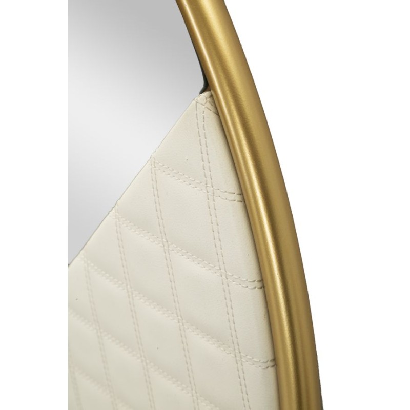 Espejo de pared Sharon Ø80x3 cm – Curvas puras y brillantez de diseño