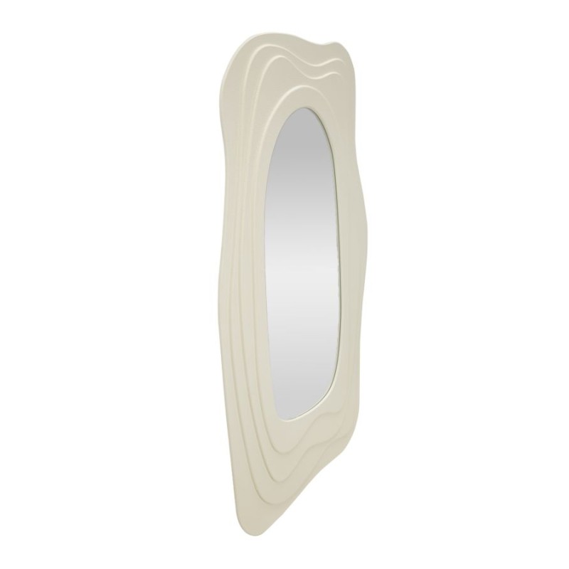 Espejo de pared blanco Dafne 90x4x165 cm – Pureza luminosa y elegancia monumental