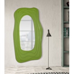 Espejo de pared verde Dafne 90x4x165 cm – Sensación natural y modernidad elegante