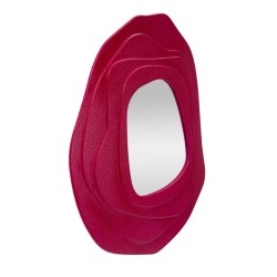 Espejo de pared Dalia fucsia 90x4x97 cm – Un toque femenino y un diseño audaz