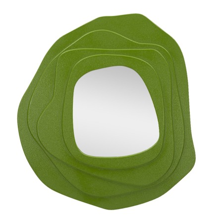 Espejo de pared verde Dalia 90x4x97 cm – Armonía botánica y modernidad elegante